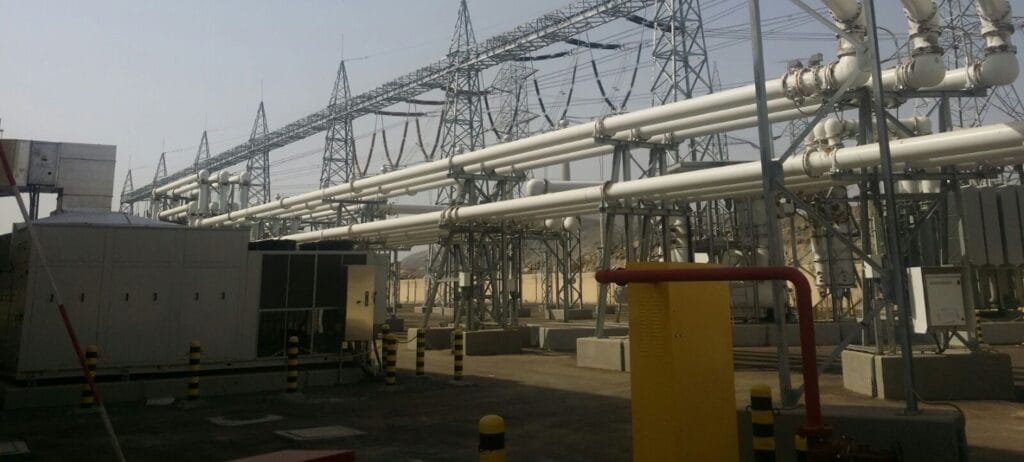 Al Mashaer 380 kV substation project, published by Algihaz
